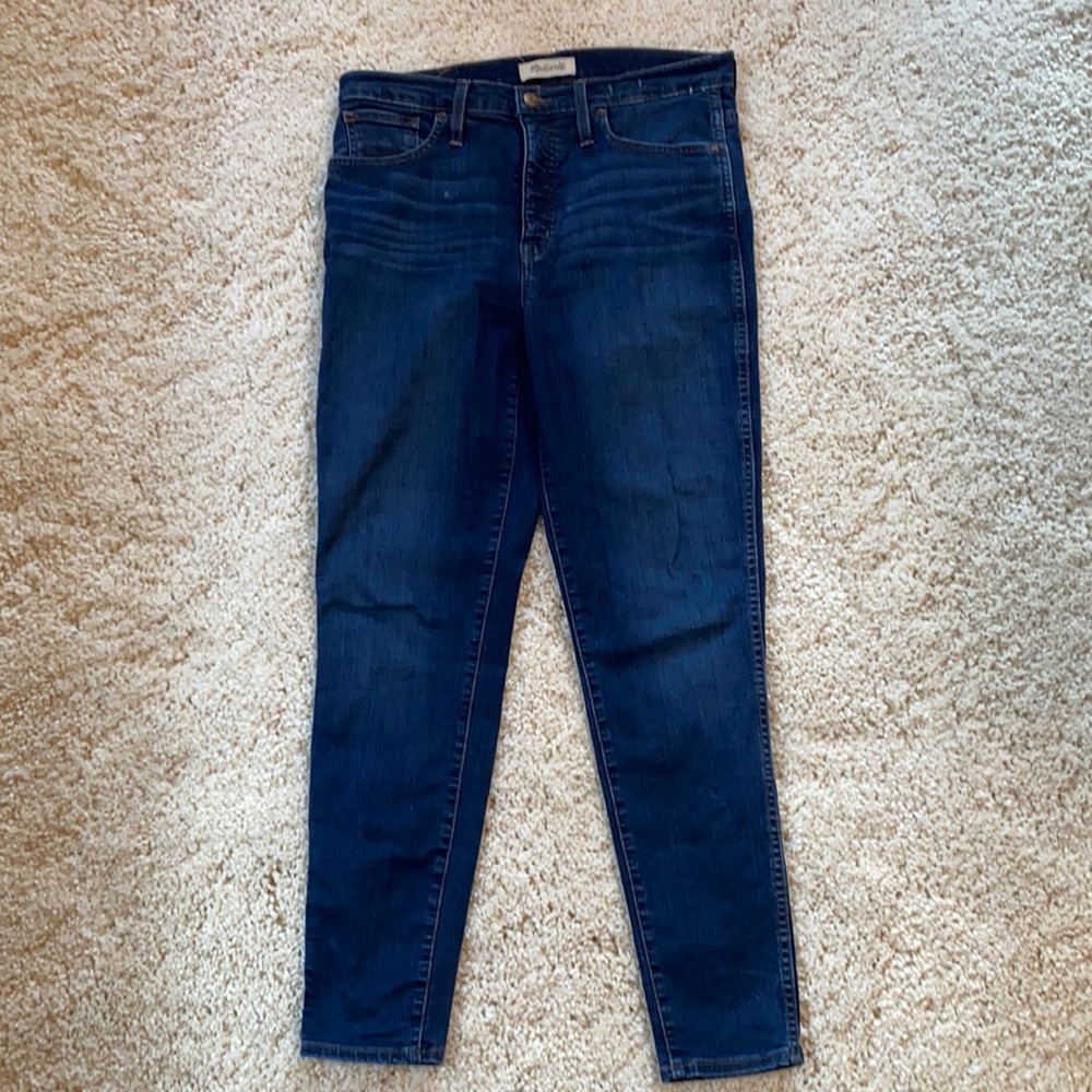 Madewell 10” High Rise Skinny Jeans Size 30